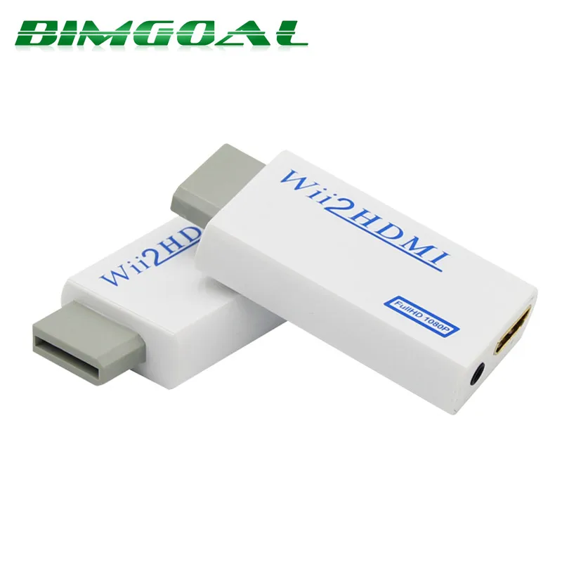 

For Wii to HDMI Wii2HDMI Adapter Converter 3.5mm Audio Video Output Full HD 720P 1080P HDTV Monitor