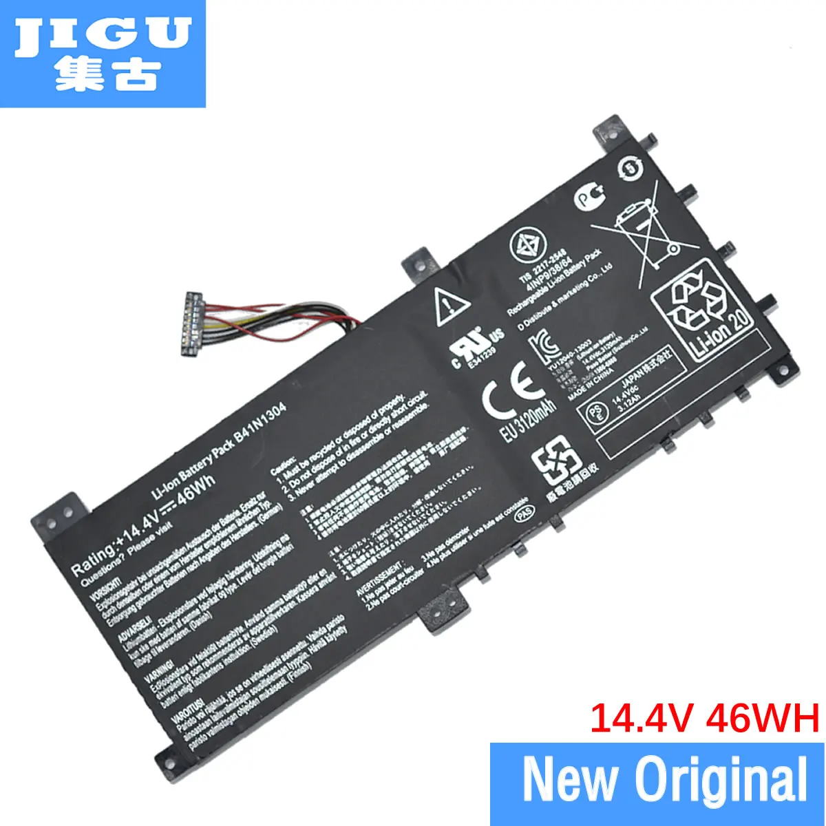 JIGU B41N1304 Original laptop Battery For ASUS S451LAS451LA-DS51T-CAfor VivoBook V451LA V451LA-DS51T