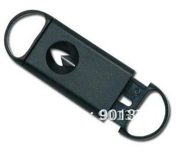 

Black V Cut Cigar Cutter- 1 Blade Guillotine,-stainless steel with plastic,21pcs/lot,free shipping