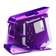 Zeaginal Blueberry flash Gaming ATX корпус полный алюминий+ закаленное стекло мод водяное охлаждение геймерский корпус настольный