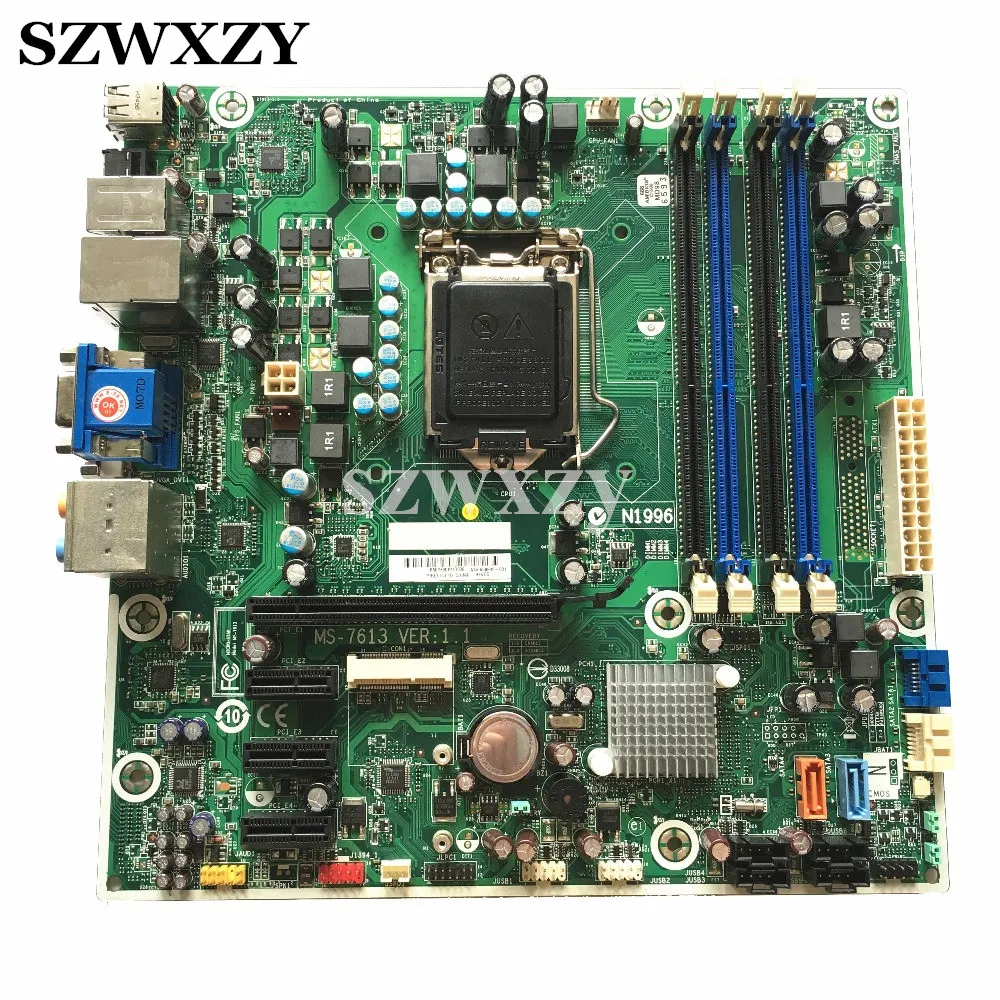 Материнская плата для настольных ПК HP 608885 001 575765 LAG 1156 HM57 DDR3 VER1.1 полностью
