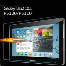 9H Tempered Glass Screen Protector Film for Samsung Galaxy Tab 2 10.1 P5100 P5110 P5113 + Alcohol Cloth + Dust Absorber