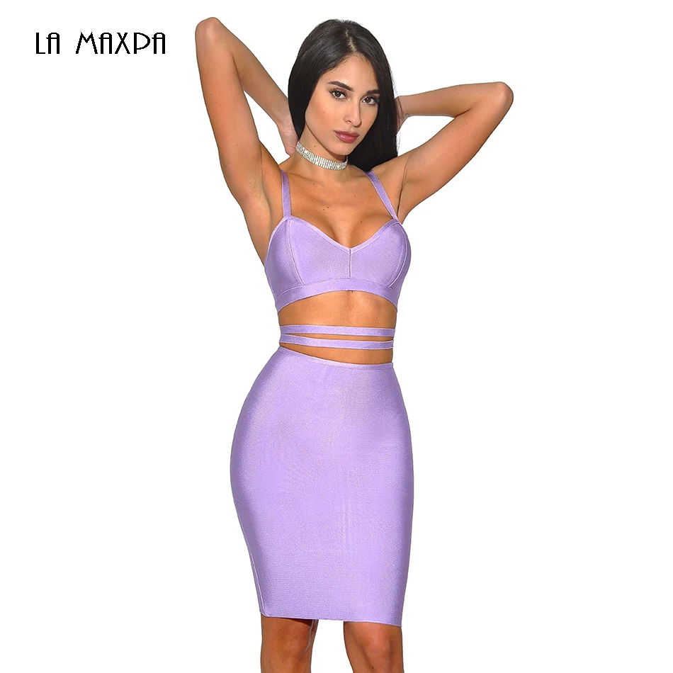 

2018 New Sexy Hollow Violet Bandage Dress Fashion Women Sling Sleeveless Bodycon hollow out Club Celebrity party mini Dresses