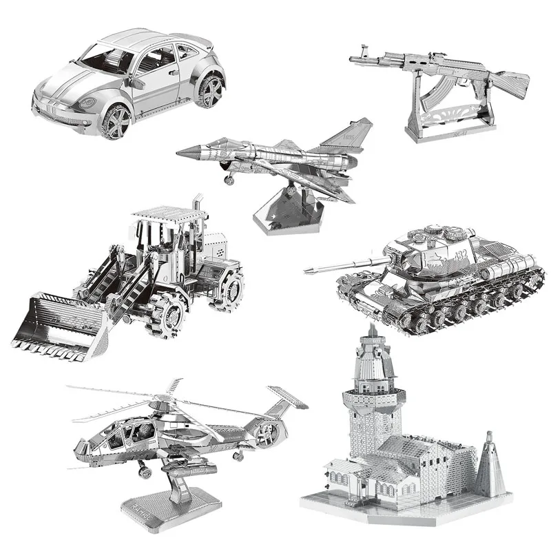 

PIP GAMES 3D Army Military Cars Tank Aircrafts Metal Model Building Set 3D Metal Puzzle Adults DIY Education toys Toys PGM037A