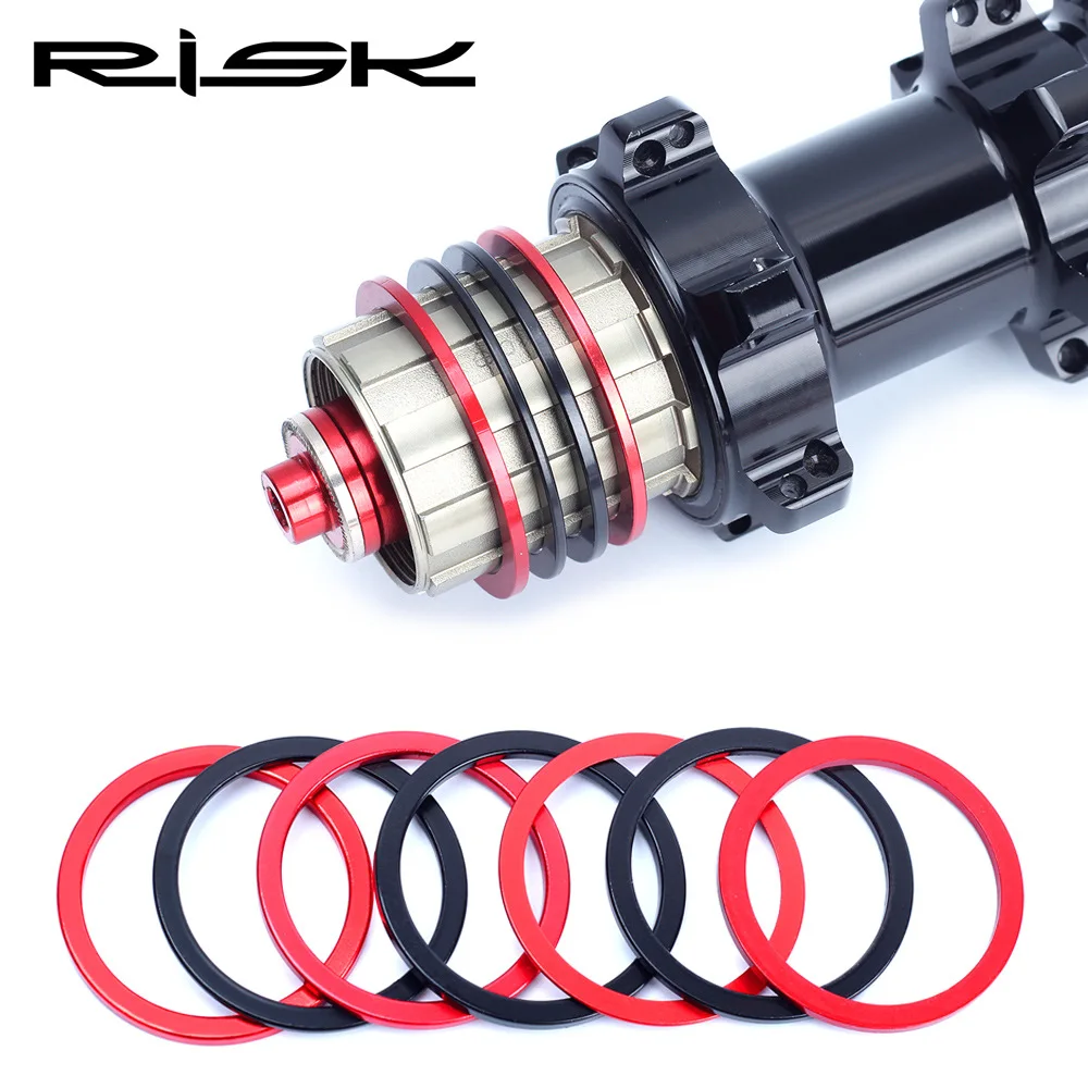 RISK 15pcs Bicycle Hub Spacers MTB Bottom Bracket Washer Cassette