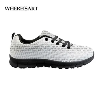 

WHEREISART Trendy Casual Shoes Men Lettern Print White Shoes Man Design Sneakers in Men's Casual Shoes Teen Zapatos Hombre