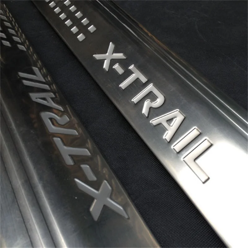 Накладка на порог двери из нержавеющей стали для Nissan 2014 2015X Trail X XTrail|plate for car|x trail
