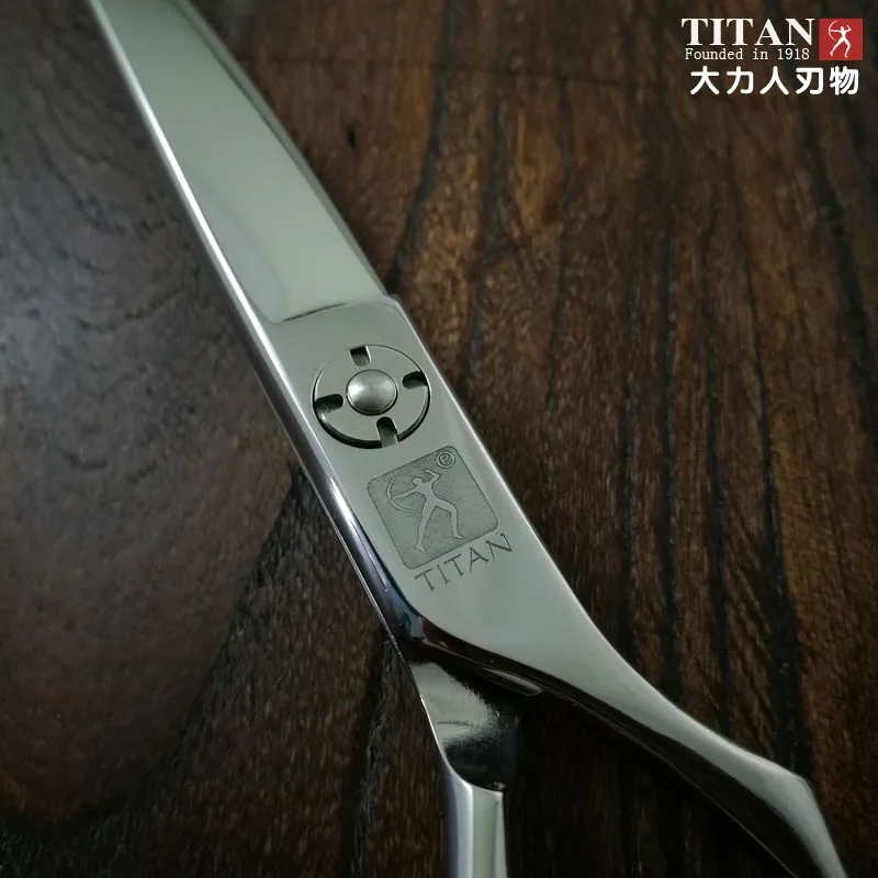 Титановые ножницы из нержавеющей стали 7,0 дюймов, большой размер, инструмент для уборки волос, ножницы для ухода за домашними животными