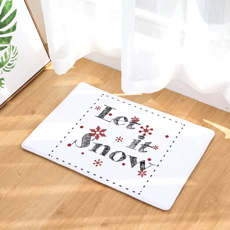  Welcome mat Christmas carpet Felpudos bathroom kitchen carpet home sitting room carpet carpet Antid
