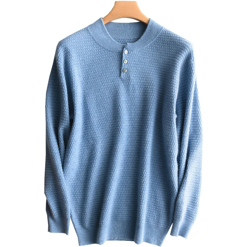 100% пашмины вязаный свитер мужские пуловеры горячая Распродажа Oneck 3 цвета козья