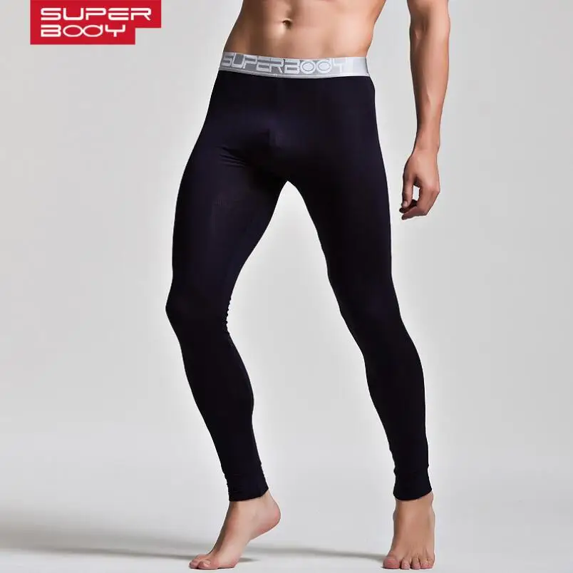 Superbody одноцветное Цвет men'song Джонс Брюки для девочек модальный хлопок Термальность Нижнее Бельё для девочек низкой посадкой M, L, XL Леггинсы для женщин Нижнее Бельё для девочек Популярный бренд