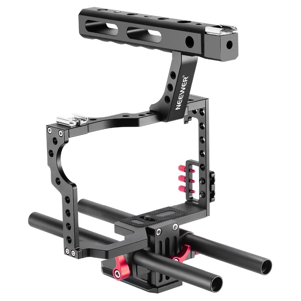 Neewer Film Movie Making Rig Camera Video Cage Kit With Handle Grip for Sony A7 A7S A7SII A7R A7RII