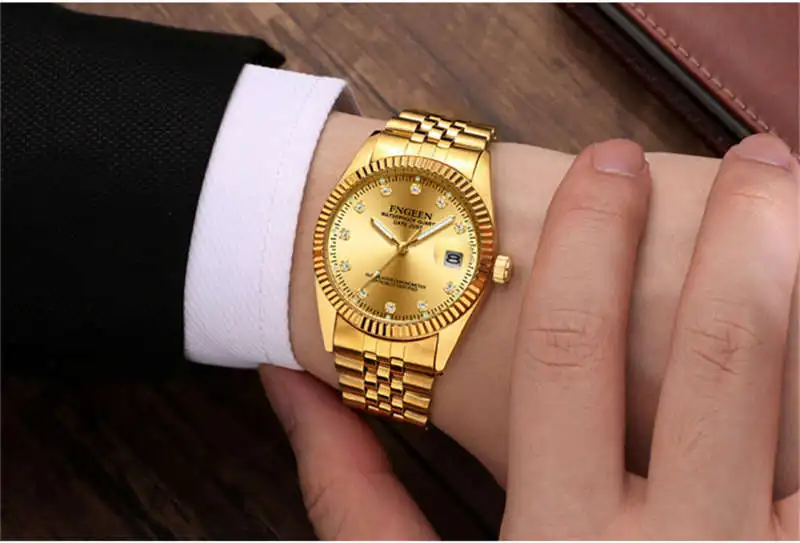 gold Rolex men watch 194807