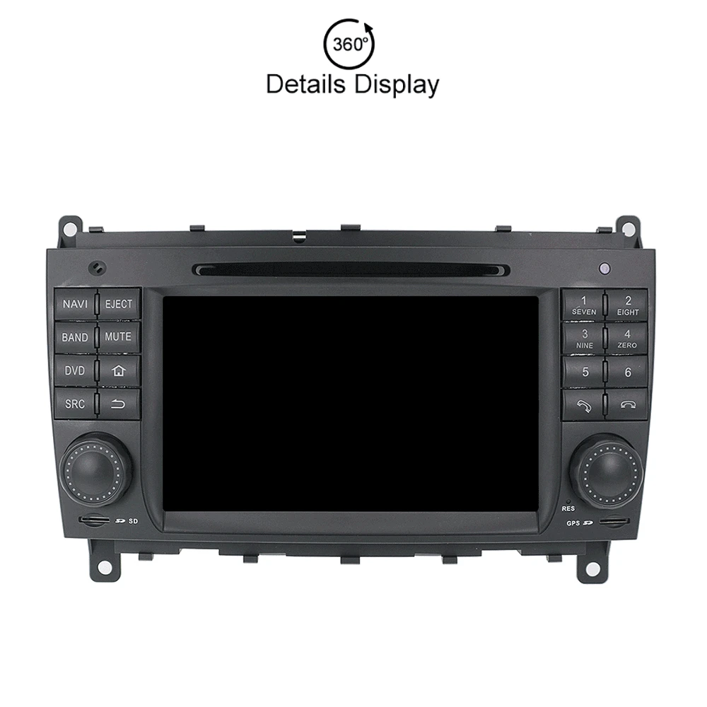Cheap Aotsr Android 8.0 Octa core GPS Navigation Car DVD Player For Benz W209 W219 Multimedia Radio Recorder Radio Stereo WIFI 2 Din 1
