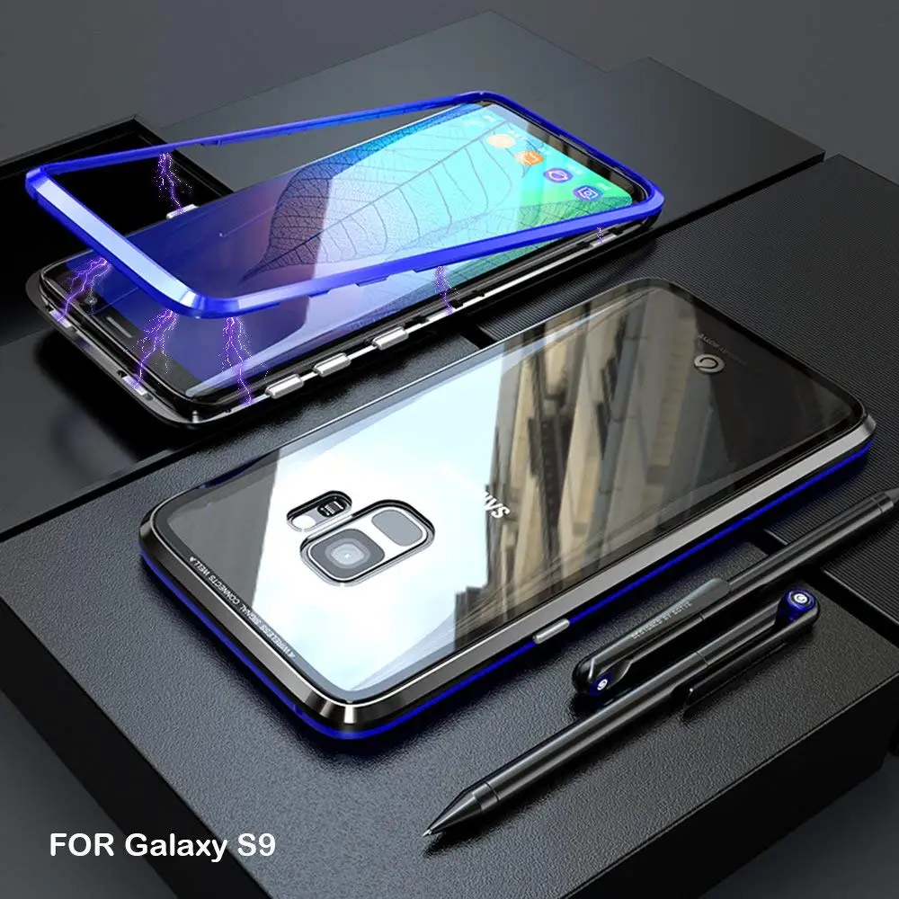 Suntaiho Magnetic Adsorption Case For Samsung S8 S9 Plus Note 8 S7 Edge Tempered Glass Cover For iPhone X 7 8 Huawei P20 Oneplus Suntaiho Magnetic Adsorption Case For Samsung S8 S9 Plus Note 8 S7 Edge Tempered Glass Cover For iPhone X 7 8 Huawei P20 Oneplus