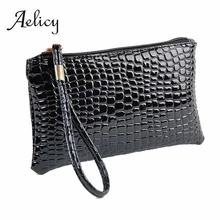 Aelicy, модный длинный кошелек с крокодиловым узором, женские клатчи на каждый день, дамская сумка для денег, сумка для телефона, кошелек хранилище, сумка высокого качества
