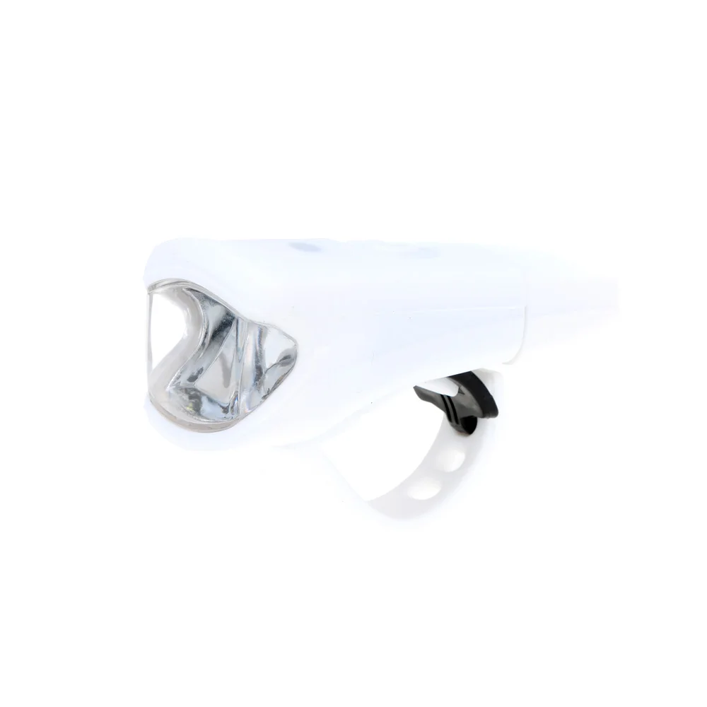 100 люмен 3 Вт водостойкий светильник для велосипеда с быстрой блокировкой велосипедная лампа два режима передняя фара для велосипеда с USB - Цвет: Белый