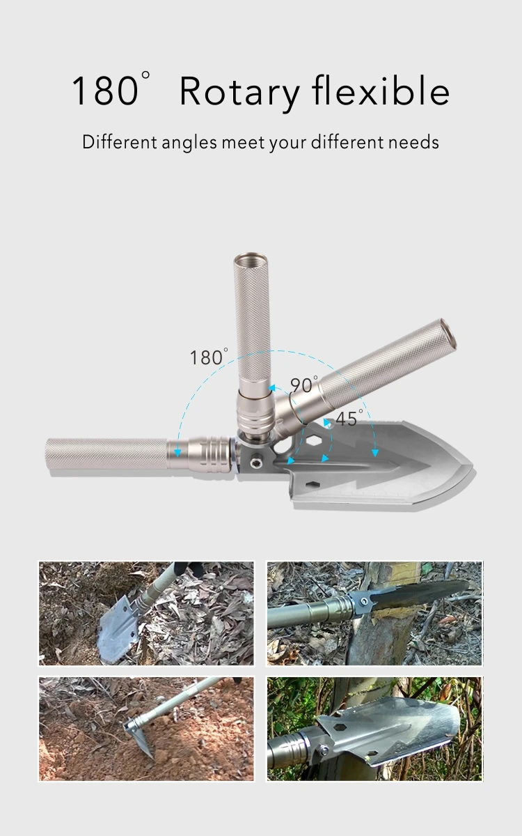 Outlife профессиональная Военная Тактическая многофункциональная лопата для отдыха на природе, лопата для выживания, Складная лопата, инструмент, оборудование