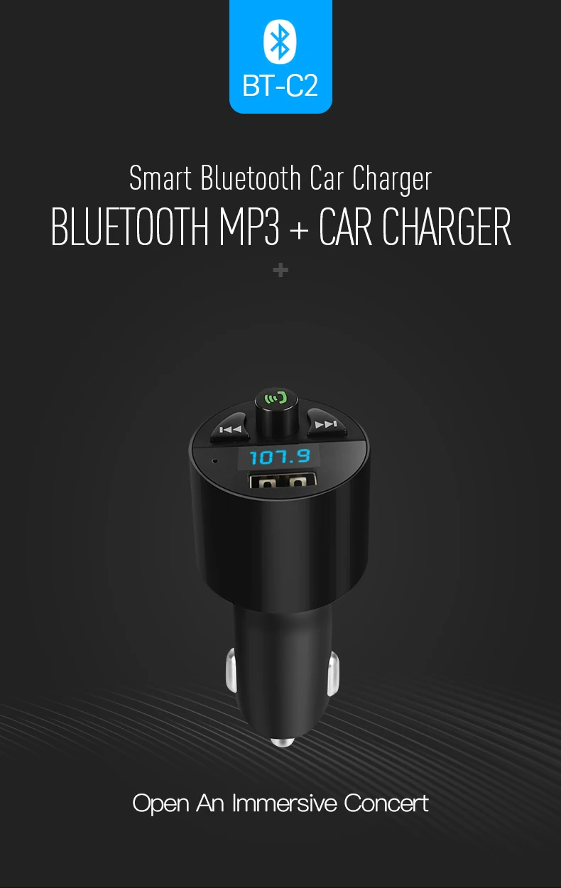 Автомобильный комплект с Bluetooth громкой связью, монитор напряжения, USB Автомобильное зарядное устройство, Bluetooth fm-передатчик, fm-модулятор, Автомобильный MP3-плеер, SD TF