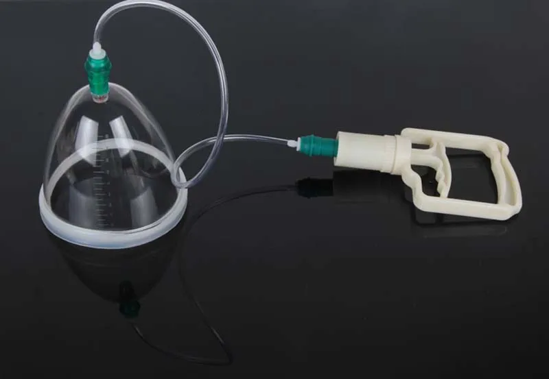 Healthy Breast Enlargement pump for lady Vacuum Cupping Body Massager chest Enhancement Cupping with suction pump therapy Size L