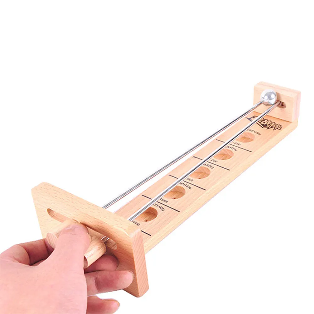 Leg Vise Ball Solar System Toy Wooden Decor Practice Hobby Board Game Safe Material Diy Gift Interesting