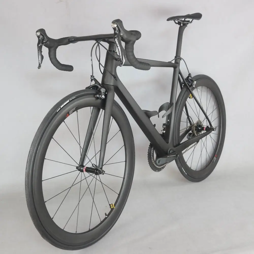 Perfect 2019 full Carbon Road Bike Complete Bicycle Carbon Cycling Road Bike with R8000 22 Speed Groupset 5