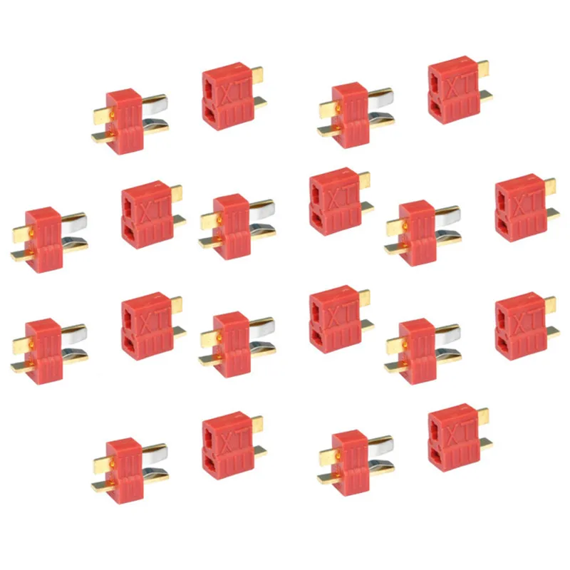 10pairs XT plug T plug Dean Connector For ESC Battery 10 male and 10 femalein Parts