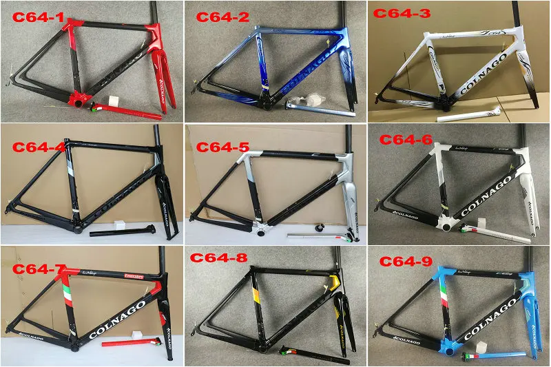 20 цветов 2020 Colnago C64 рама углеродного крепежная горные дороги для велосипеда