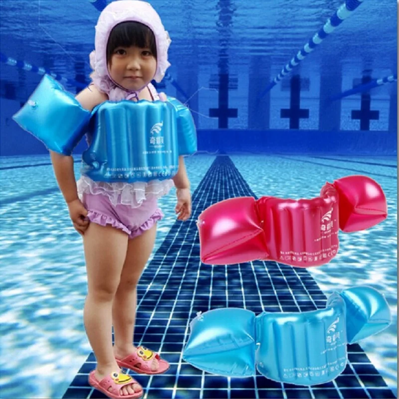 Child Inflatable Swim Vest Arm Float Ring Baby Swimming Circle Ring Infant Float Neck Swim Trainer