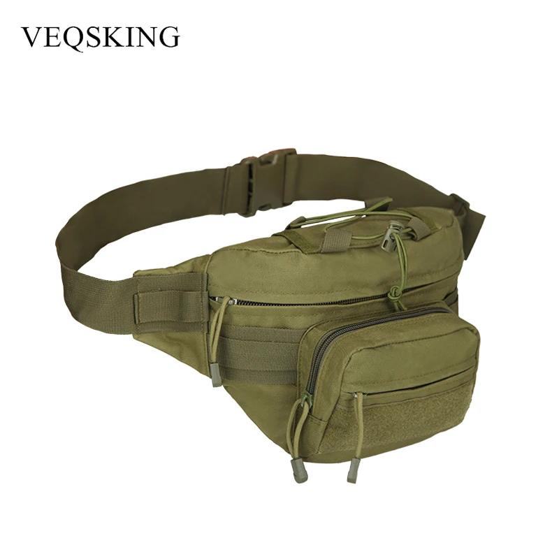 600D Oxford Military Waist Pack Tactical Waist Bag Multi pocket Molle