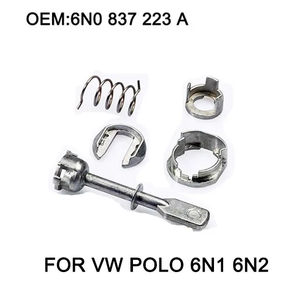 5 Piece Car Iron Door Lock Cylinder Repair Kit For Vw Polo 6n1 6n2 1997