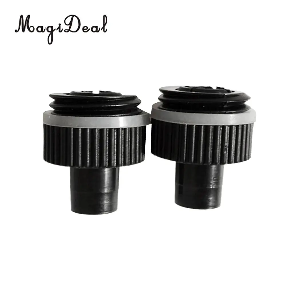 

MagiDeal Durable 2Pcs Inflatable Boat SUP Board Air Pump Valve Adapters for Rubber Kayak Canoe fishing Drift Boats Water Sports