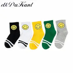 DkDaKanl 5 пар/партия Детские носки Mid носки без пятки детские ручки носки для От 4 до 8 лет удобная и дышащая GXY094