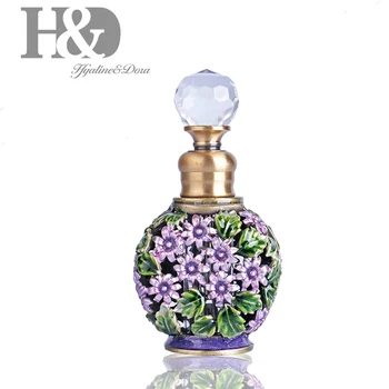 

H&D 6ml Fancy Retro Frosted Mini Restoring Glass Perfume Bottle Empty Refillable Gifts Home Wedding Decor