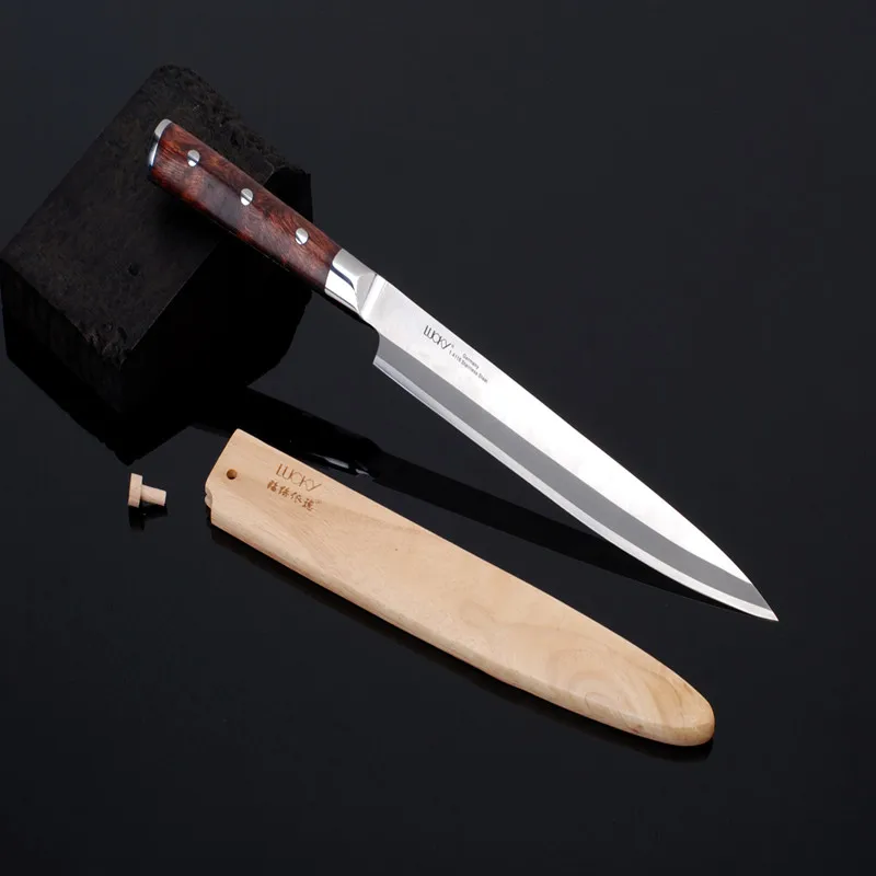 24,27cm Fillet Knives sashimi knife guard Right Hand Rosewood Handle