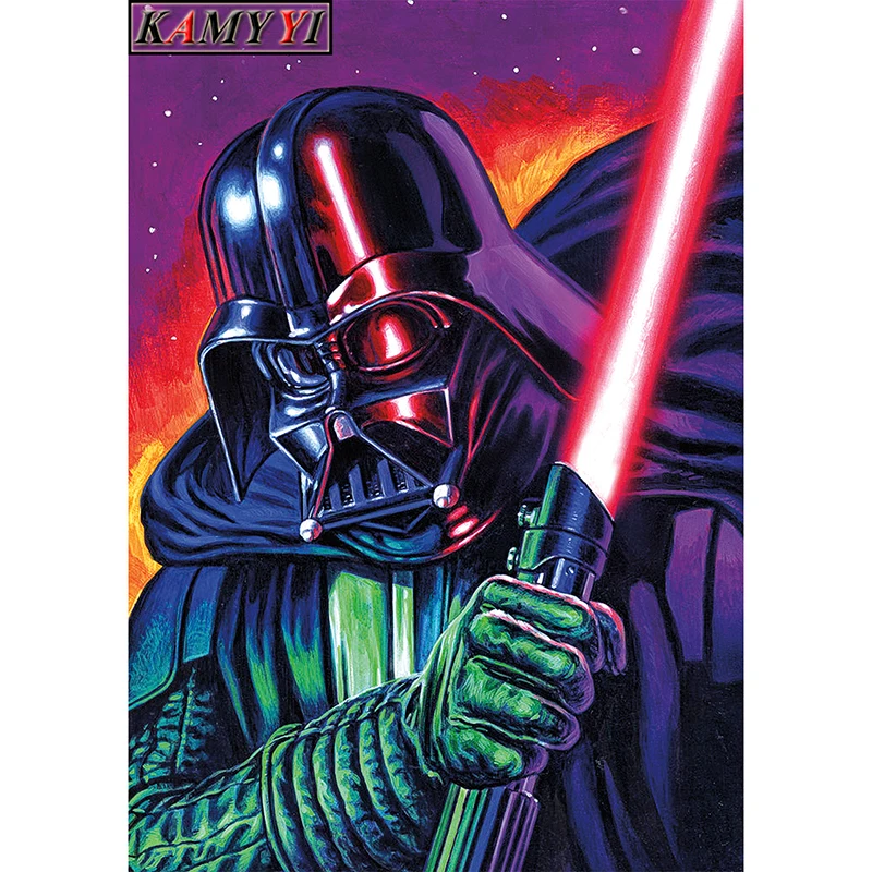 

5D DIY Full Square/Round Drill Diamond Painting Cross Stitch "Star Wars:Darth Vader" Rhinestone Embroidery Home Mosaic Decor