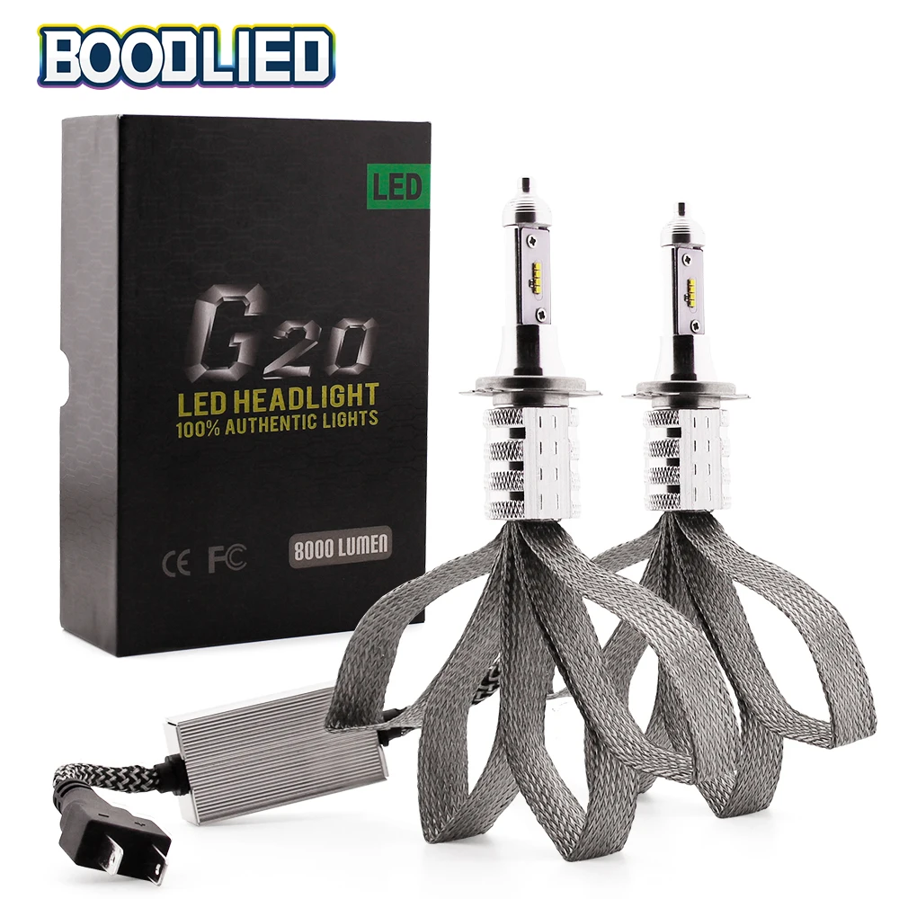 

2X Car Headlight H4 LED H7 H1 H3 H11 HB3/9005 HB4/9006 70W 7000LM Auto Headlamp 6500K Light Auto Bulb DC 12V 24V