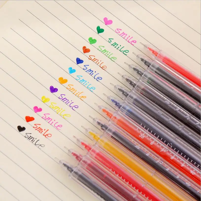 

6pcs/lot Creative Cute pen thermometer lapices kawaii Pen Stationery gel pen set Canetas Office kawaii School supplies 04108