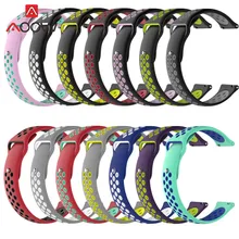 18 мм 20 мм 22 мм мягкий силиконовый ремешок для часов для samsung Galaxy Watch 42 мм 46 мм спортивный браслет ремешок для gear S2 S3 Huami Amazfit