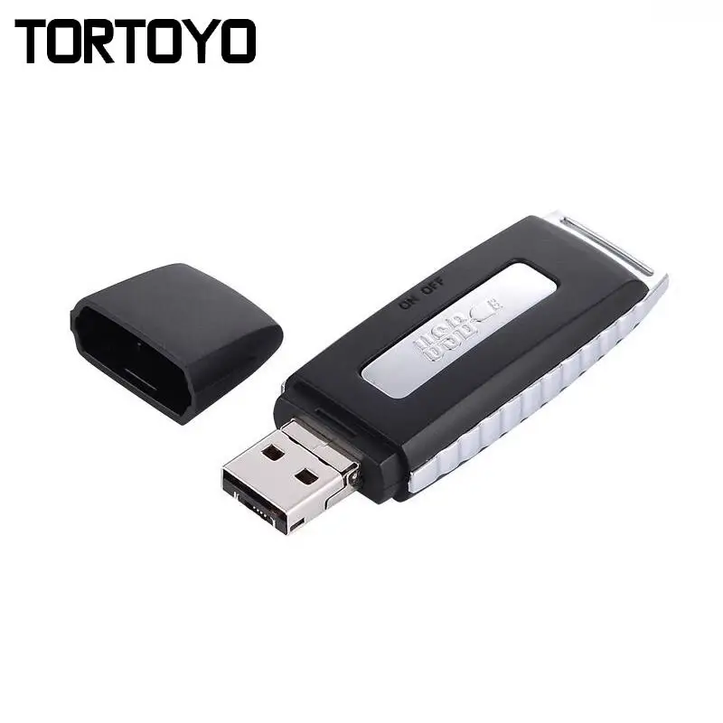 TORTOYO Mini Portable Digital Voice Recorder Smart Noise Reduction Study Conference Interview Recorder+OTG Micro+USB Flash Drive