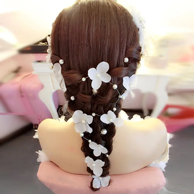 Elegant Charming Hair Accessories Korean Trendy Bride Pearls