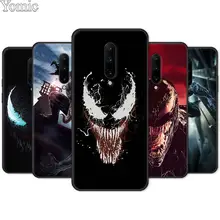 Marvel Venom Super Hero Black Case for Oneplus 7 7 Pro 6 6T 5T Soft Cover Shell for Oneplus 7 7Pro Silicone Phone Case