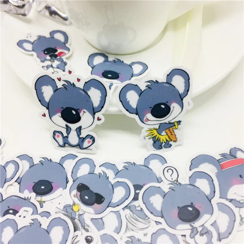 40 pcs Mixed Meng koala Stickers for Car Styling Bike Motorcycle Phone Laptop Travel Luggage Cool Funny Sticker Bomb Decals