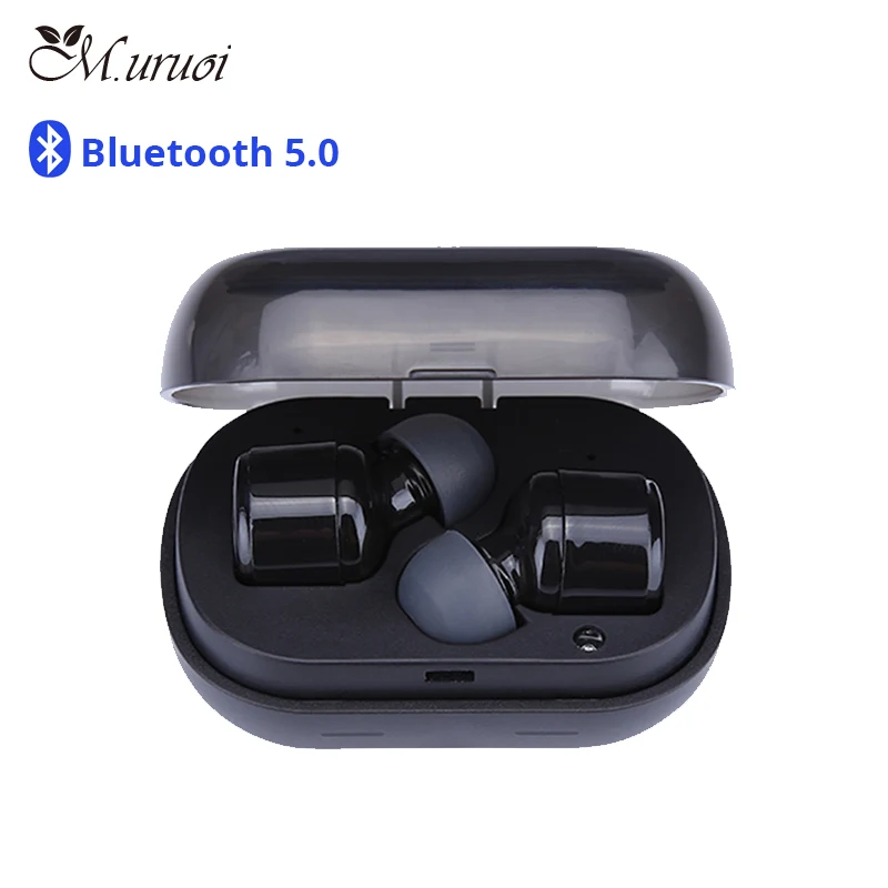 

M.uruoi Sports Wireless Headset Bluetooth 5.0 Headfree Earbuds Earphone Noise reduction TWS In Ear Monitor HIFI Stereo For Phone