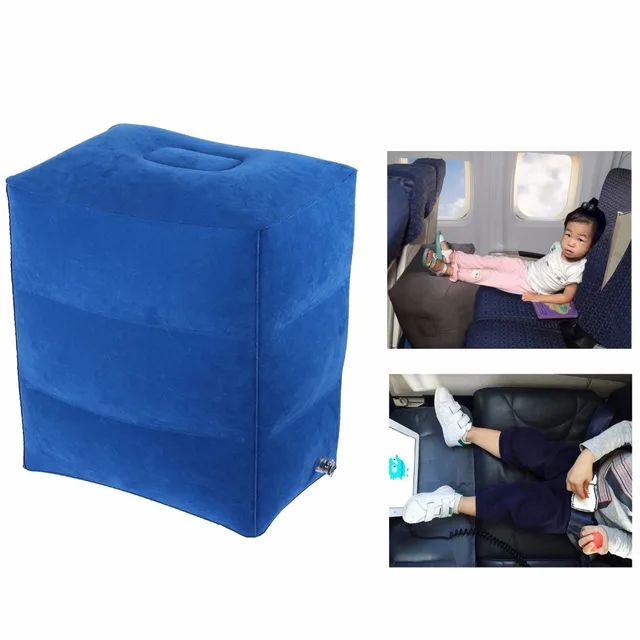 Airplane Pillow Inflatable Travel Footrest Pillow Flight Pillow For