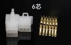 

10set Motorcycle Electrical Multi - Connector (2.8mm) 6 way for car