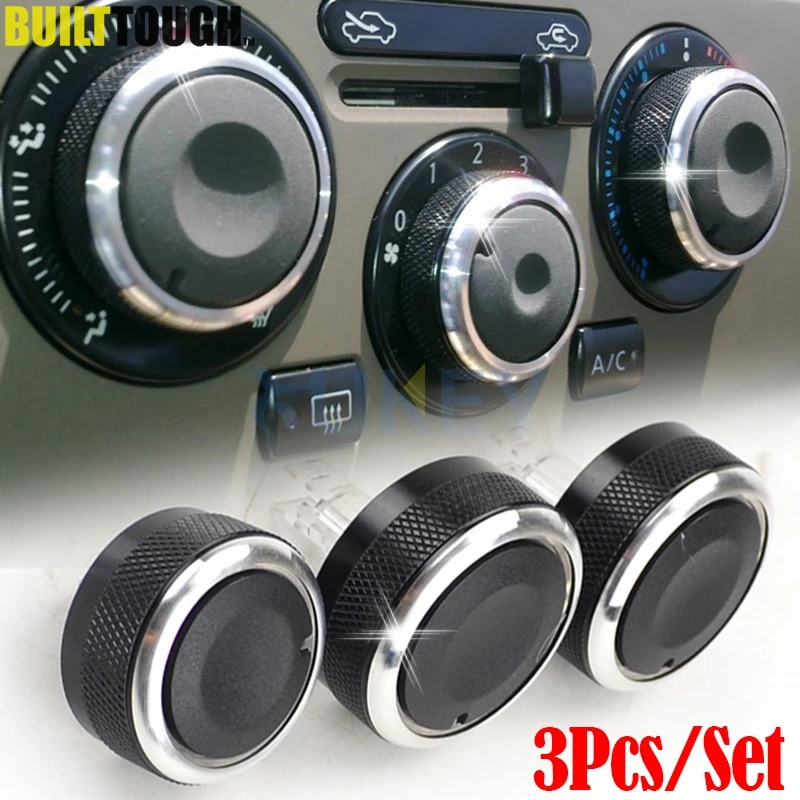 

FIT FOR NISSAN TIIDA VERSA LIVINA GENISS NV200 LATIO EVALIA SWITCH KNOB KNOBS HEATER CLIMATE CONTROL BUTTONS DIALS FRAME RING