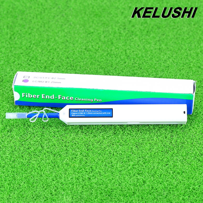 KELUSHI New Fiber Optic Cleaner Pen Upgrade LC MU 1 25mm Connector Optical Fibre Cleaner One