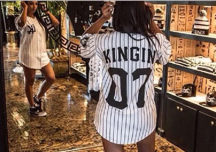 plus size womens baseball jerseys