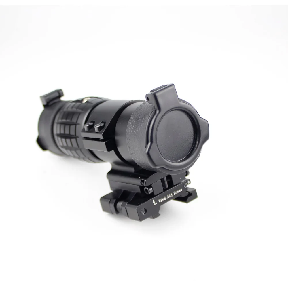  ptic sight 3X Magnifier Scope Compact Hunting Riflescope Sights with Flip Up cover Fit for 20mm Rifle Gun Rail MountIMG_7036